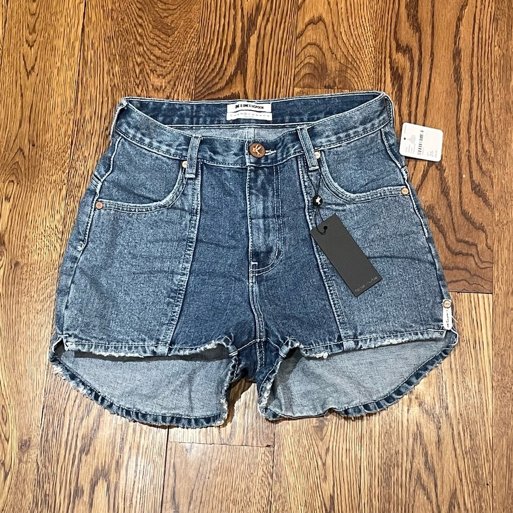 One X One Teaspoon High Waisted Denim Shorts